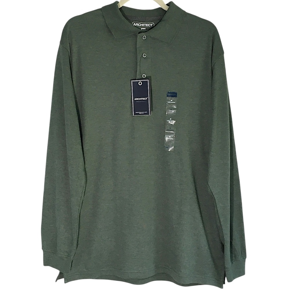 Architect Luxury Polo Men’s Medium in Pine Green